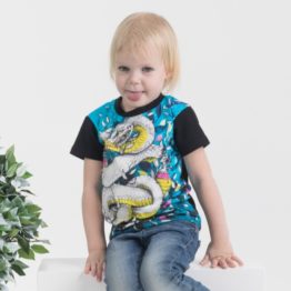 Puuvillane väikelapse T-särk madu