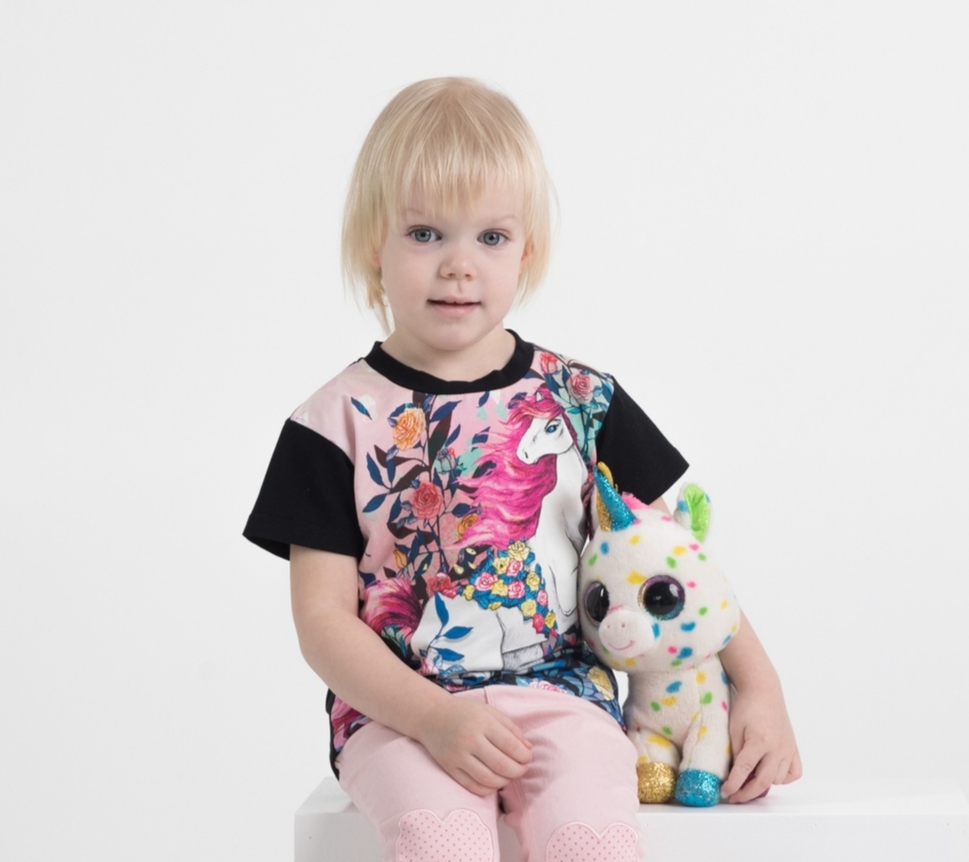 Puuvillane Väikelapse T-särk Hobune