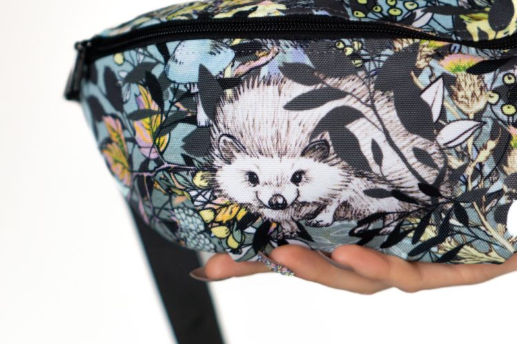 Kõhukott siil detail