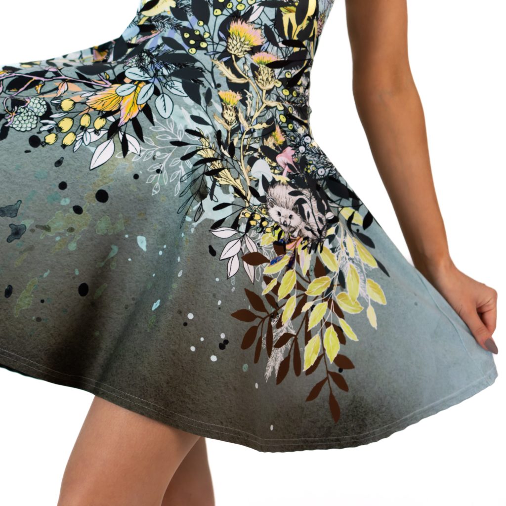 Siili kollektsioon skater kleit