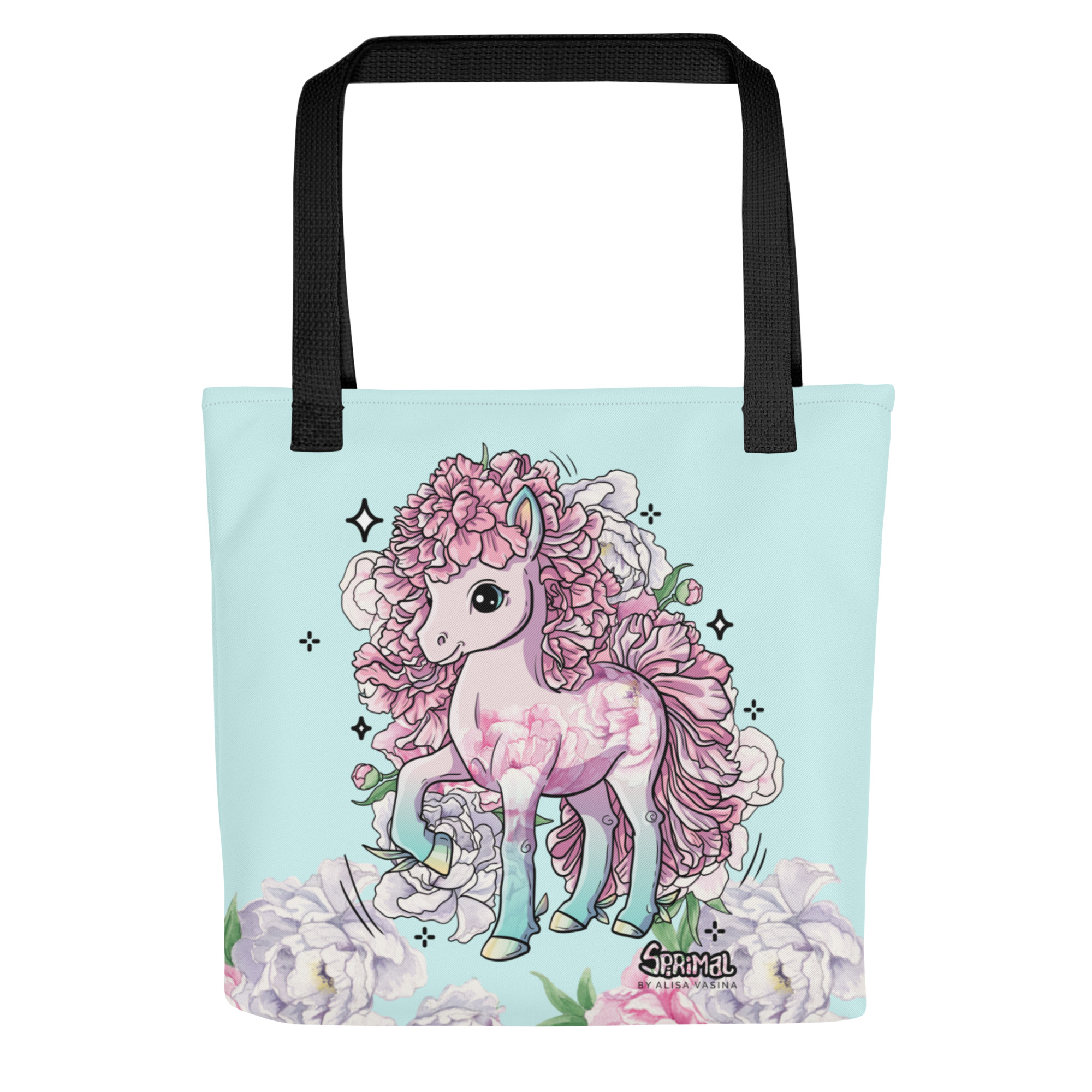 all-over-print-tote-bag-black-15x15-front-684c0bccc91fc.jpg Kandekott Pony Peony