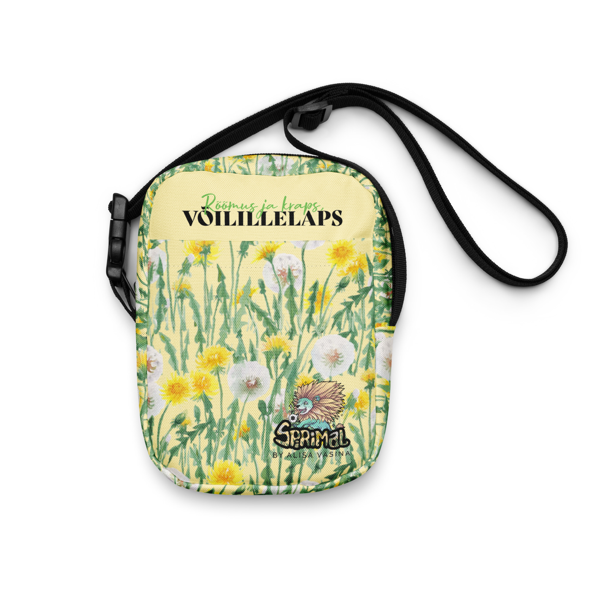 all-over-print-utility-crossbody-bag-white-front-684a64869947f.jpg Õlakott Dandy Lion