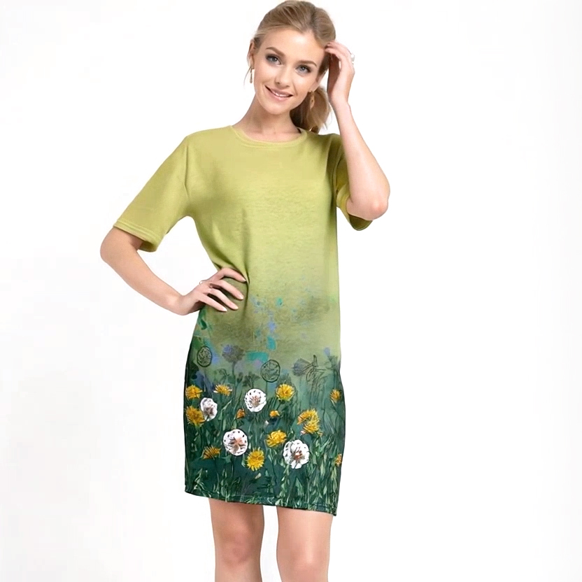 T-sark kleit voililled eesikylg T-sark kleit voililled eesikylg