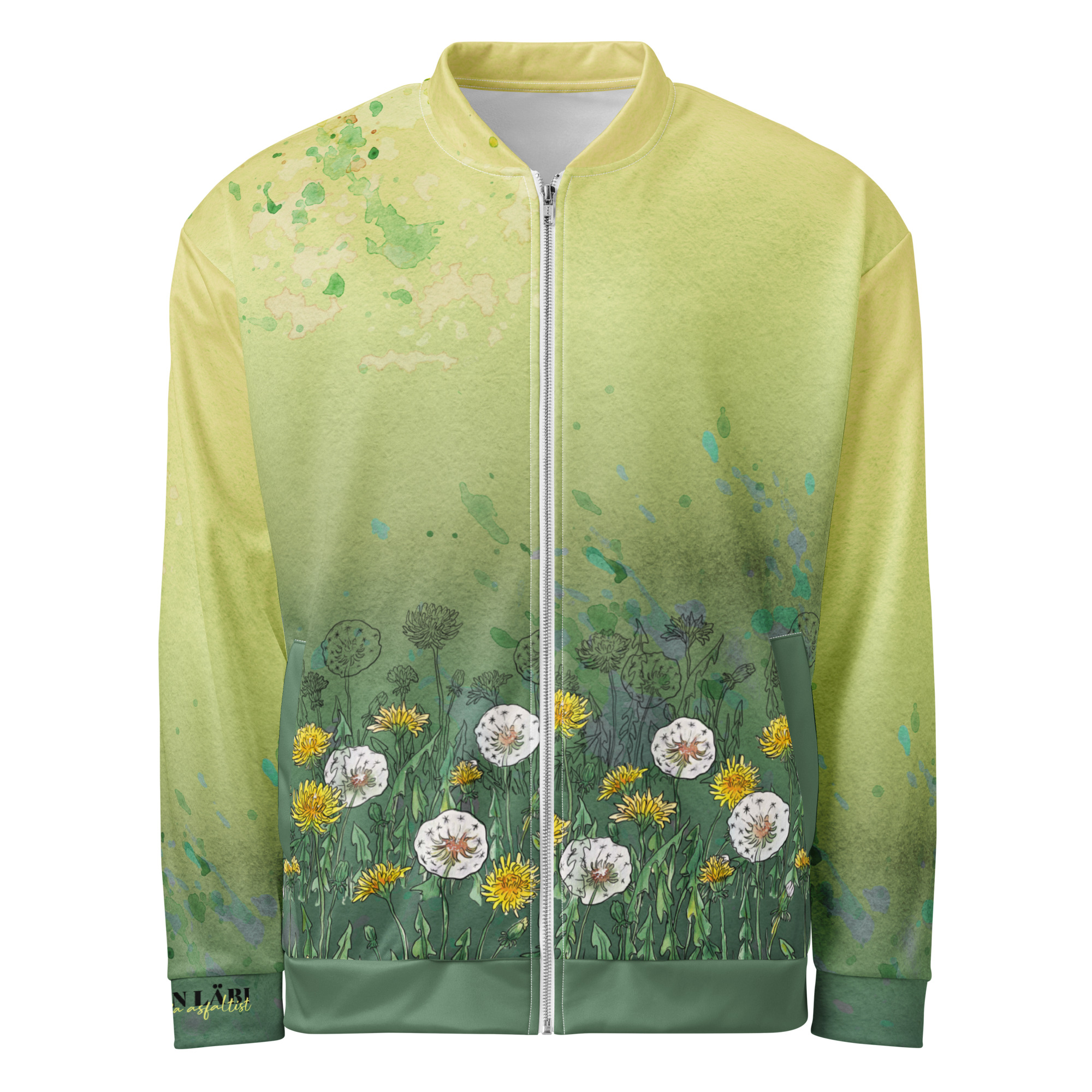 all-over-print-unisex-bomber-jacket-white-front-68a1a8c0947c1.jpg Bomber-jakk võilill