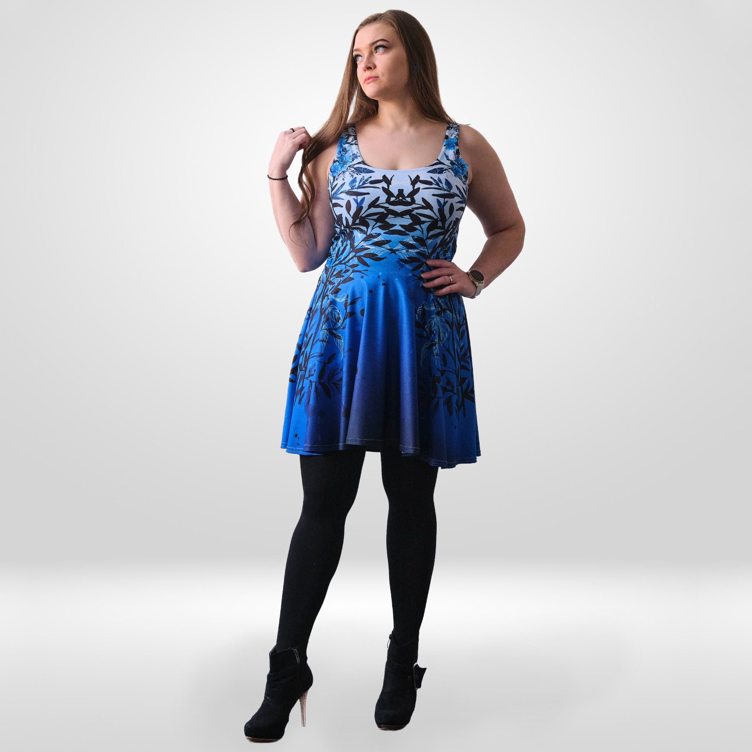 Skater kleit Sügavsinine